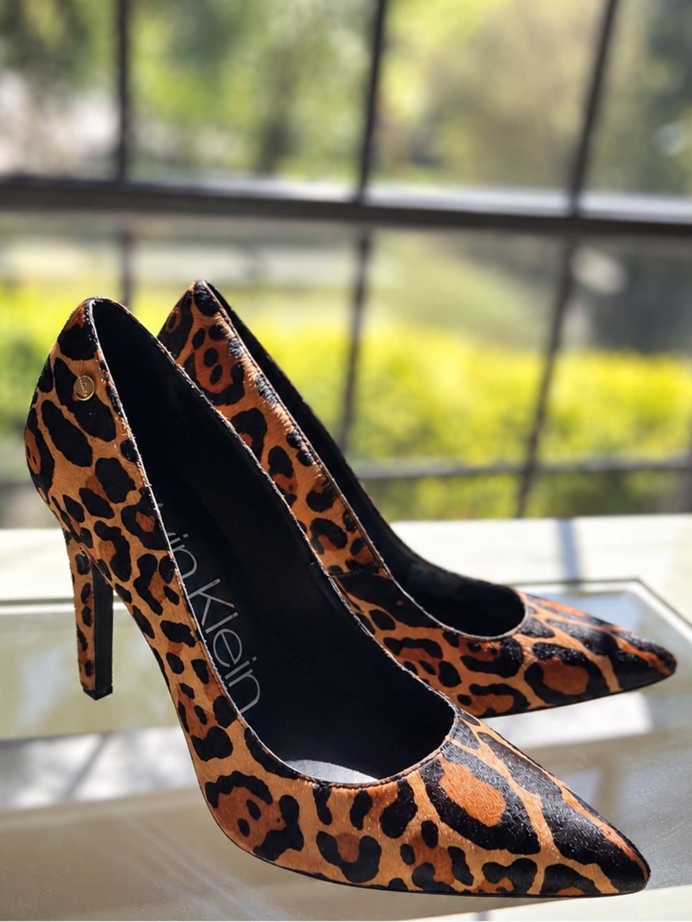 Calvin Klein Leopard Heels
